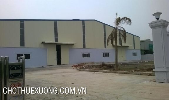 Factory for rent in Que Vo industrial zone, Bac Ninh