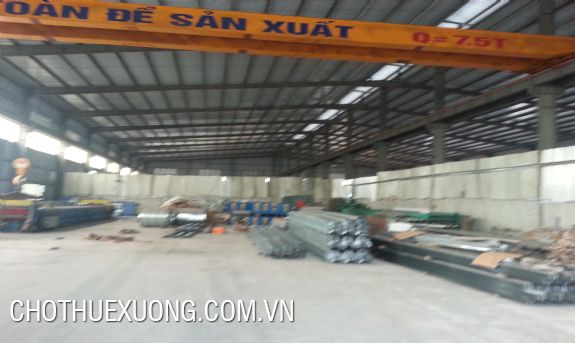 1800sqm factory for lease in An Duong, Hai Phong