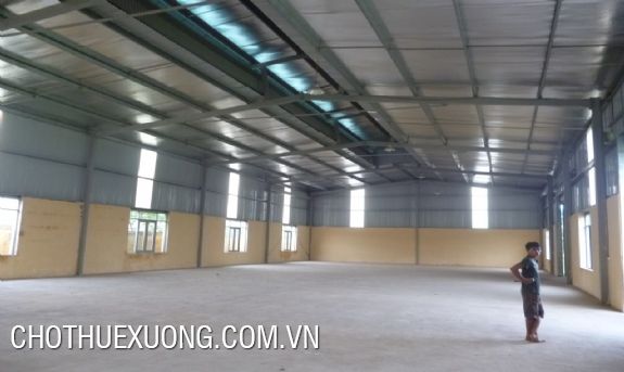 Warehouse for lease in Que Vo industrial zone, Bac Ninh