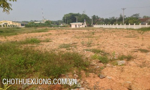 Land for lease in Soc Son, Ha Noi