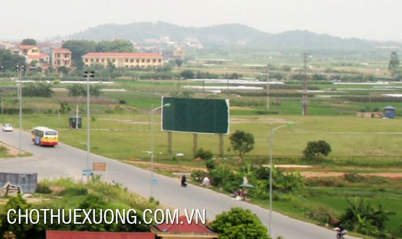 Land for sale in Quang Minh industrial zone, Me Linh, Ha Noi