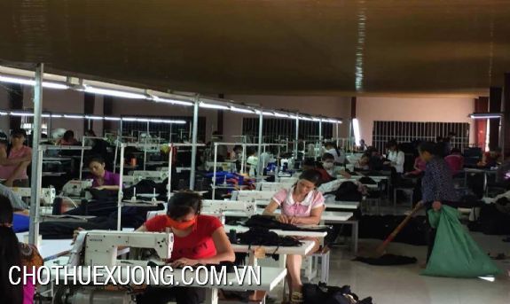 700sqm textile factory for lease in Thanh Hoa