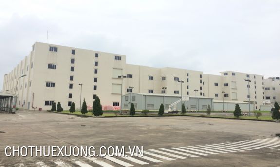 Factory for lease in Thach That industrial zone, Quoc Oai, Hanoi 10.000sqm/storey