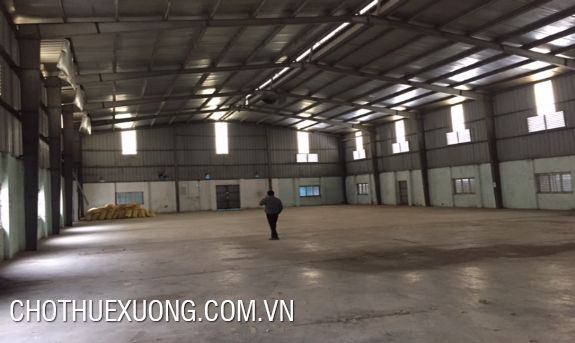 For rent 4500m2 factory in Tay Tuu industrial cluster, Tu Liem, Hanoi