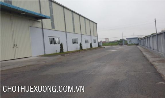 For rent factory(from 500m2 to 8000m2) in Thuong Tin industrial cluster, Hanoi