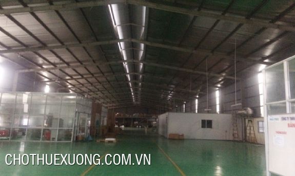 越南河内东英县原溪工业区2500平方米厂房出租（有实景）