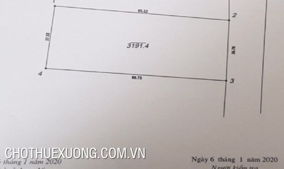 Land for rent in Vo Chi Cong, Tay Ho 3191.4m2 for restaurant, garage, showroom