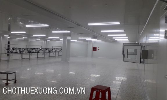 Cleanroom for lease in Phuc Yen, Vinh Phuc 500m2, rental: 3usd/m2