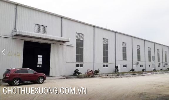Cho thuê nhà xưởng tại Mỹ Hào Hưng Yên 10.000m2 giá 55 nghìn/m2