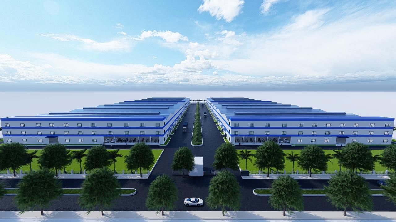 越南海防市， DEEP C 亭武工业区 厂房出租 9660m2 x 4栋