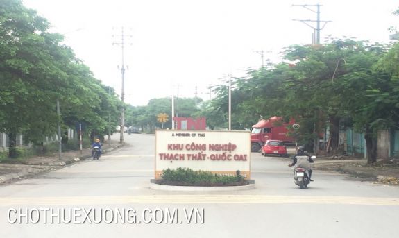 Chuyển nhượng nhà xưởng trong KCN Quốc Oai 6500m2