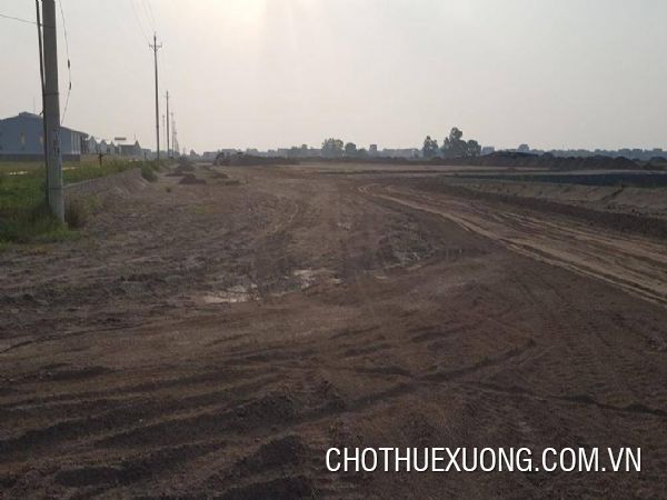 河内东英县源溪工业区附近3000平米的土地出租
