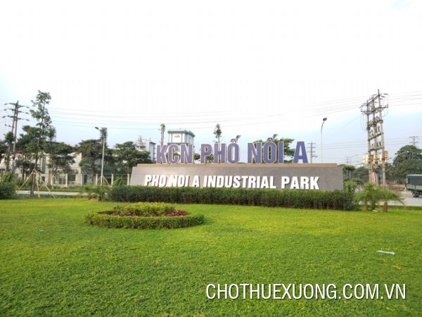15,000m2 land for sale in Pho Noi A Industrial Park