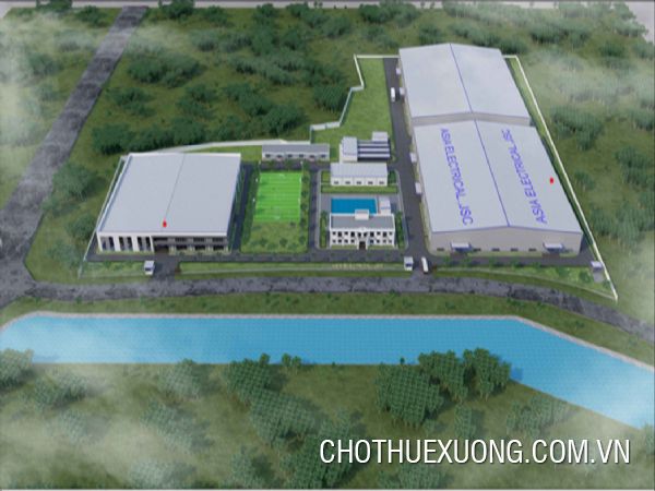 Cam Khe Phu Tho 工业园厂房出租 8,0000 平方米起