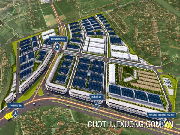 Land transfer from 4,800 to 50,000m2 Industrial Park Yen Lenh District Ha Nam