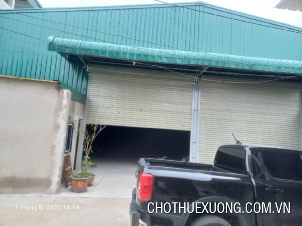 Cho thuê xưởng 650m2 tại Bùi Xá, Thuận Thành, Bắc Ninh