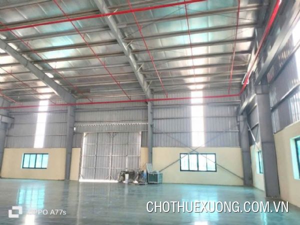 Cho thuê xưởng 6250m2 tại KCN Hưng Yên