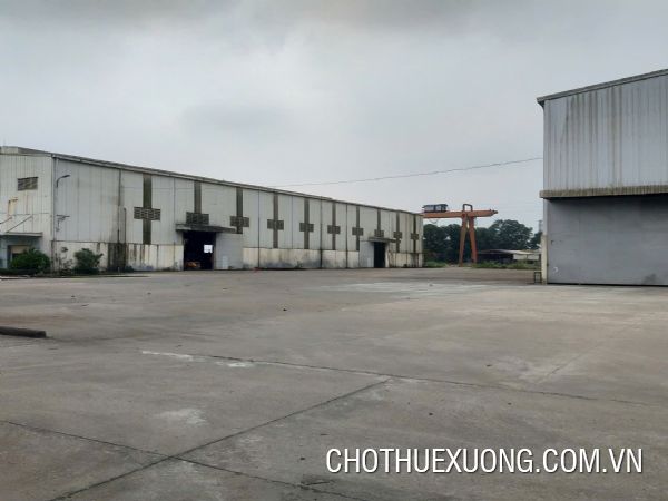 Cho thuê nhà xưởng 5000m2 CCN Khuynh Thạch – Thái Nguyên