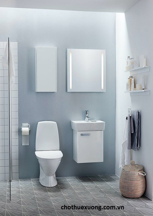Cách bố trí phòng tắm đẹp mắt Gọn Gàng