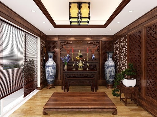 Cách bố trí phòng thờ nhà cấp 4 đẹp hợp phong thủy