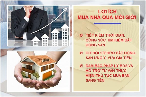 Lợi ích mua nhà đất qua môi giới là gì?